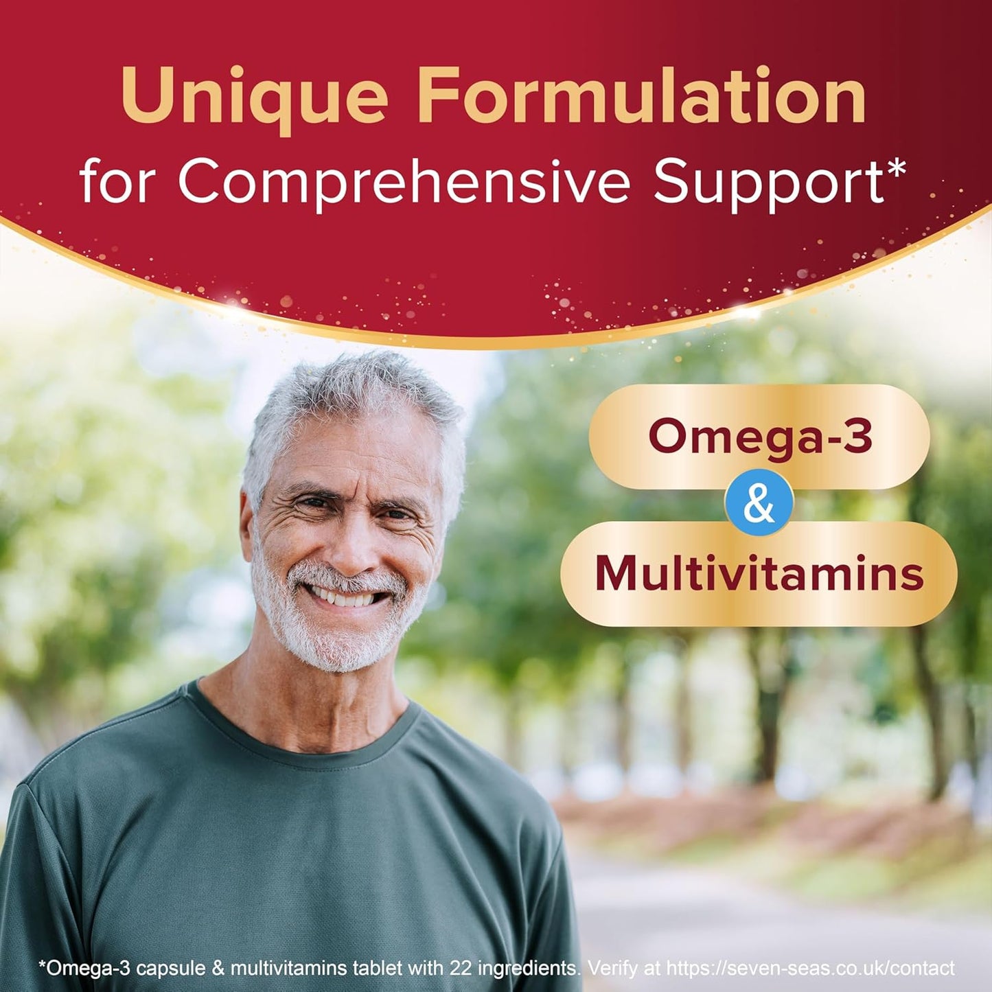 Seven Seas Omega-3 and Multivitamins Man 50 plus