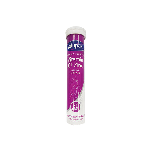 Valupak High Strength Vitamin C & Zinc Effervescent Tablets