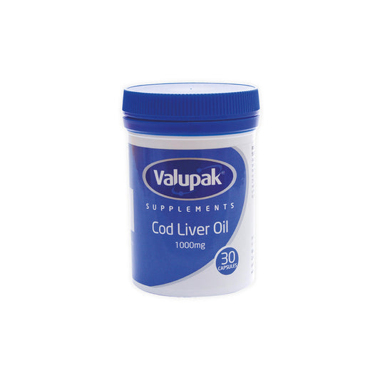 Valupak Cod Liver Oil Capsules 400mg